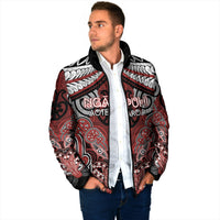 Aotearoa Iwi Ngapuhi Personalised Padded Jacket Maori Kowhaiwhai Pattern