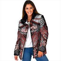 Aotearoa Iwi Ngapuhi Personalised Padded Jacket Maori Kowhaiwhai Pattern