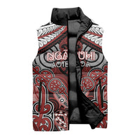 Aotearoa Iwi Ngapuhi Personalised Sleeveless Puffer Jacket Maori Kowhaiwhai Pattern