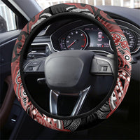 Aotearoa Iwi Ngapuhi Steering Wheel Cover Maori Kowhaiwhai Pattern