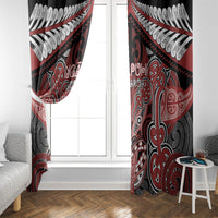 Aotearoa Iwi Ngapuhi Window Curtain Maori Kowhaiwhai Pattern