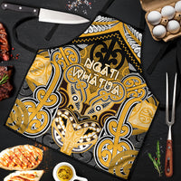 Aotearoa Iwi Ngati Whatua Apron Maori Kowhaiwhai Pattern