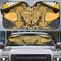 Aotearoa Iwi Ngati Whatua Auto Sun Shade Maori Kowhaiwhai Pattern