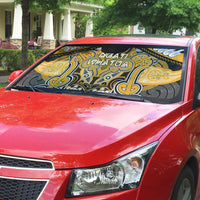 Aotearoa Iwi Ngati Whatua Auto Sun Shade Maori Kowhaiwhai Pattern