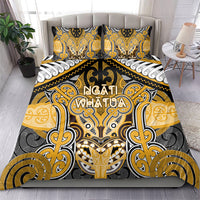 Aotearoa Iwi Ngati Whatua Bedding Set Maori Kowhaiwhai Pattern