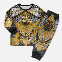 Aotearoa Iwi Ngati Whatua Personalised Christmas Pajama Set Maori Kowhaiwhai Pattern