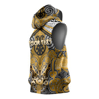 Aotearoa Iwi Ngati Whatua Personalised Sleeveless Hoodie Maori Kowhaiwhai Pattern