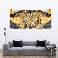 Aotearoa Iwi Ngati Whatua Tapestry Maori Kowhaiwhai Pattern