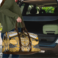 Aotearoa Iwi Ngati Whatua Travel Bag Maori Kowhaiwhai Pattern