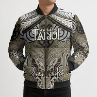 Aotearoa Iwi Waikato Tainui Personalised Bomber Puffer Jacket Maori Kowhaiwhai Pattern