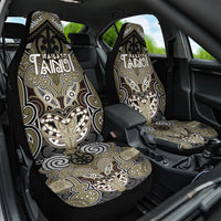 Aotearoa Iwi Waikato Tainui Car Seat Cover Maori Kowhaiwhai Pattern