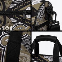 Aotearoa Iwi Waikato Tainui Duffle Bag Maori Kowhaiwhai Pattern