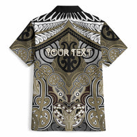 Aotearoa Iwi Waikato Tainui Personalised Hawaiian Shirt Maori Kowhaiwhai Pattern