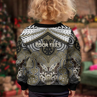 Aotearoa Iwi Waikato Tainui Personalised Kid Ugly Christmas Sweater Maori Kowhaiwhai Pattern