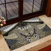 Aotearoa Iwi Waikato Tainui Rubber Doormat Maori Kowhaiwhai Pattern