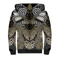 Aotearoa Iwi Waikato Tainui Personalised Sherpa Hoodie Maori Kowhaiwhai Pattern