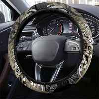 Aotearoa Iwi Waikato Tainui Steering Wheel Cover Maori Kowhaiwhai Pattern