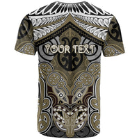 Aotearoa Iwi Waikato Tainui Personalised T Shirt Maori Kowhaiwhai Pattern
