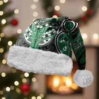 Aotearoa Iwi Ngati Maniapoto Personalised Christmas Santa Hat Maori Kowhaiwhai Pattern