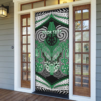 Aotearoa Iwi Ngati Maniapoto Personalised Door Cover Maori Kowhaiwhai Pattern
