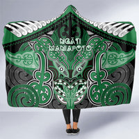 Aotearoa Iwi Ngati Maniapoto Hooded Blanket Maori Kowhaiwhai Pattern