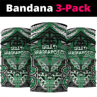 Aotearoa Iwi Ngati Maniapoto Neck Gaiter Maori Kowhaiwhai Pattern
