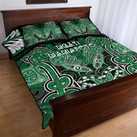 Aotearoa Iwi Ngati Maniapoto Quilt Bed Set Maori Kowhaiwhai Pattern