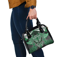 Aotearoa Iwi Ngati Maniapoto Shoulder Handbag Maori Kowhaiwhai Pattern