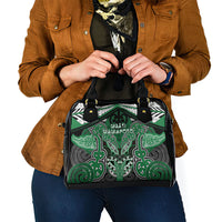 Aotearoa Iwi Ngati Maniapoto Shoulder Handbag Maori Kowhaiwhai Pattern