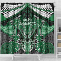 Aotearoa Iwi Ngati Maniapoto Shower Curtain Maori Kowhaiwhai Pattern