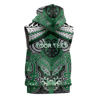 Aotearoa Iwi Ngati Maniapoto Personalised Sleeveless Zip Hoodie Maori Kowhaiwhai Pattern
