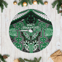 Aotearoa Iwi Ngati Maniapoto Tree Skirt Maori Kowhaiwhai Pattern