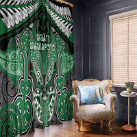 Aotearoa Iwi Ngati Maniapoto Window Curtain Maori Kowhaiwhai Pattern
