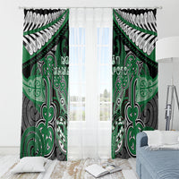 Aotearoa Iwi Ngati Maniapoto Window Curtain Maori Kowhaiwhai Pattern