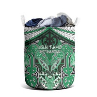 Aotearoa Iwi Ngai Tahu Laundry Basket Maori Kowhaiwhai Pattern