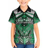 Aotearoa Iwi Ngai Tahu Personalised Kid Hawaiian Shirt Maori Kowhaiwhai Pattern