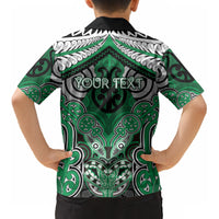 Aotearoa Iwi Ngai Tahu Personalised Kid Hawaiian Shirt Maori Kowhaiwhai Pattern