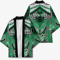 Aotearoa Iwi Ngai Tahu Personalised Kimono Maori Kowhaiwhai Pattern