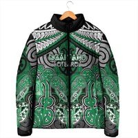 Aotearoa Iwi Ngai Tahu Personalised Padded Jacket Maori Kowhaiwhai Pattern