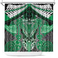 Aotearoa Iwi Ngai Tahu Shower Curtain Maori Kowhaiwhai Pattern