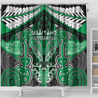 Aotearoa Iwi Ngai Tahu Shower Curtain Maori Kowhaiwhai Pattern