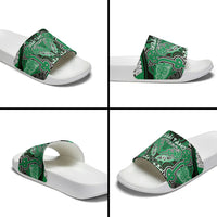 Aotearoa Iwi Ngai Tahu Slide Sandals Maori Kowhaiwhai Pattern