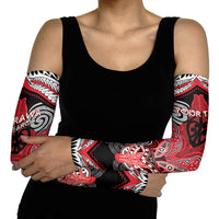 Aotearoa Iwi Te Arawa Personalised Arm Sleeves Maori Kowhaiwhai Pattern