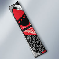 Aotearoa Iwi Te Arawa Auto Sun Shade Maori Kowhaiwhai Pattern