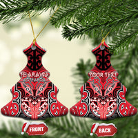 Aotearoa Iwi Te Arawa Personalised Ceramic Ornament Maori Kowhaiwhai Pattern