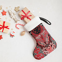 Aotearoa Iwi Te Arawa Personalised Christmas Stocking Maori Kowhaiwhai Pattern