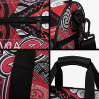 Aotearoa Iwi Te Arawa Duffle Bag Maori Kowhaiwhai Pattern