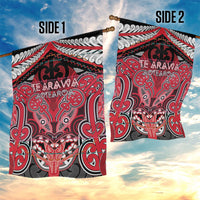 Aotearoa Iwi Te Arawa Garden Flag Maori Kowhaiwhai Pattern