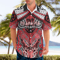 Aotearoa Iwi Te Arawa Personalised Hawaiian Shirt Maori Kowhaiwhai Pattern