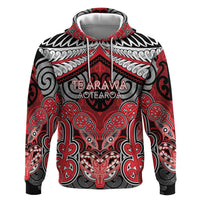 Aotearoa Iwi Te Arawa Personalised Hoodie Maori Kowhaiwhai Pattern